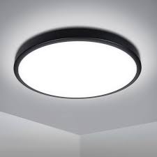 18w bathroom ceiling light black