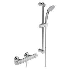Mixer showers are fast becoming one of the most popular choices in modern uk bathrooms. Ceratherm T25 Exposed Thermostatic Shower Mixer Pack Mixer Showers Showers Bluebook