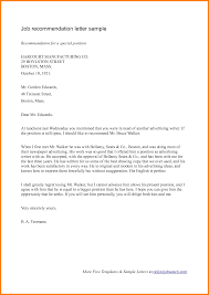 Ideas Collection Recommendation Letter For Permanent Position