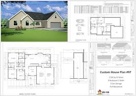 Plan 97 Custom Home Design Dwg And Pdf