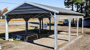 Absolute steel carports are not only are the right way to cover your vehicle, but our carport kits make great rv covers, boat covers, heavy equipment storage, recreation canopies, utility carports and more! 18x30x7 A Frame Side Entry Carport Get Carports