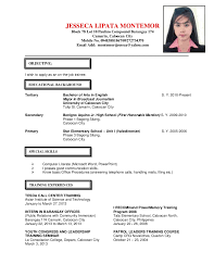 Sample of cv for job application format. Red Official Resume Of Jesseca