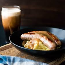 bangers mash with guinness gravy no