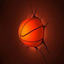 3d Basketball Wall Led Light