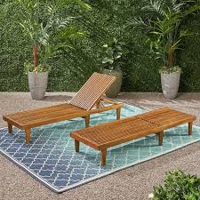 Wood Outdoor Chaise Lounges