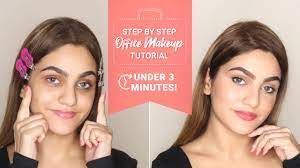 office makeup look tutorial in 3