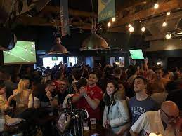 bars for watching football in london