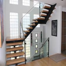 Simple Design Double Stringer Staircase