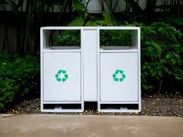 Green Recycle Icon Symbols On Modern