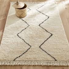 nyborg berber style fringed wool rug