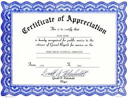 Certificate Appreciation Example Fresh Of Appreciation Templates