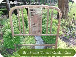 Diy Garden Gate Reuse A Twin Bed