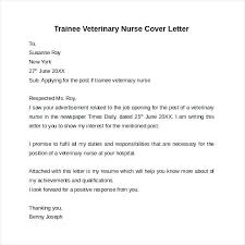 Sample Veterinary Cover Letter Cover Letter For Veterinary