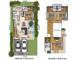 4 bedrooms house plans plot 12x24