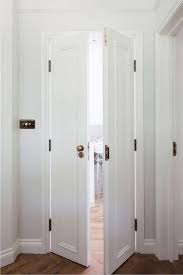 Bi Fold Bathroom Doors With Brass Door
