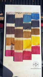 Keda Wood Dye Color Chart