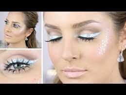 glittery ombre festival makeup fairy