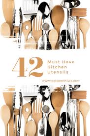 42 must have kitchen utensils toot