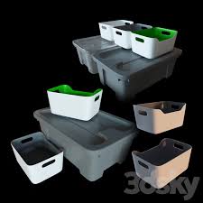 Hommp plastic under bed storage container, 40 quart clear with handle portable container latching lid durable organizer mudroom garage workshop laundry easy mobility ✅diy decorative storage ottoman.most awesome repurposed room decor idea ever. 3d Models Other Decorative Objects Ikea Plastic Storage Box