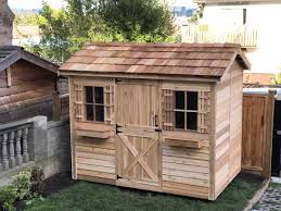 cabana storage shed 9ft x 6ft cedar