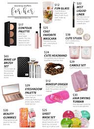 gift guide stocking stuffers for her