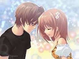 beautiful sad love couple anime anime