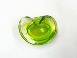 Green Decorative Glass Bowl