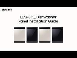 bespoke dishwasher panel installation