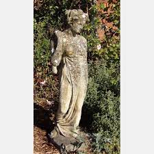 Vintage Garden Statue Stone Statues