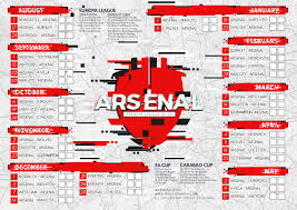 Follow arsenal fixtures in the premier league here. Free Printables Arsenal S Premier League Fixtures