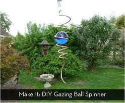 Gazing Ball Garden Wind Spinners