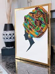 Afrocentric Wall Decor Fabric Wall