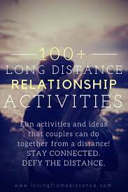 long distance relationship activities