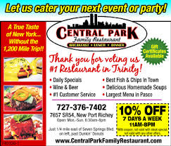 Let Us Cater Your Next Event Or Party Central Park Family