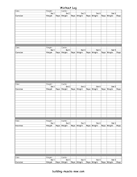 Bowflex Workout Chart Free Download New Bowflex Printable
