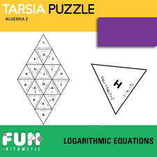 Logarithmic Equations Tarsia Puzzle