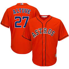 Outerstuff Jose Altuve Houston Astros Mlb Majestic Youth 8 20 Orange Alternate Cool Base Replica Jersey