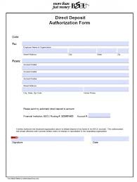 Becu Direct Deposit Authorization Form Authorization Forms