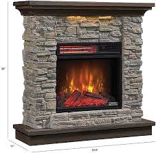 Wall Mantel Electric Fireplace With