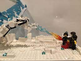 Made a little moc reenacting the scene in the season 11 finale where Kai  gets his powers back. : r/Ninjago