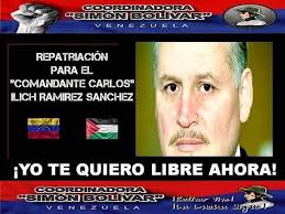 Carta Pública al Presidente Obrero Nicolás Maduro sobre el camarada Ilich  "Carlos" Ramírez Sánchez - Por: Coordinadora Simón Bolívar - Movimiento  Guevarista Revolucionario - BRISA @AlSondel23_