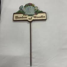Garden Of Weedin Garden Sign