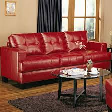 red sofa for affordable home
