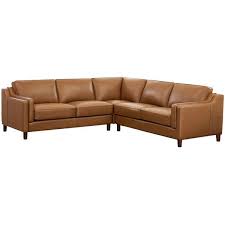 grain leather l shaped sectional sofa
