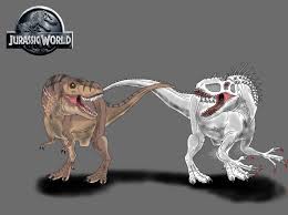 Drawing and coloring indominus rex from jurassic world. Jurassic World T Rex Vs I Rex By Trefrex On Deviantart