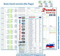 World Cup Wall Chart Excel Excel World Cup Russia 2018