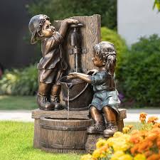 Girl Sculptural Outdoor Fountain