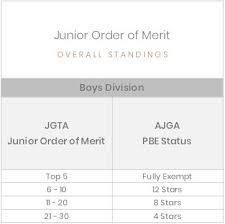 About The Junior Order Of Merit Jgta