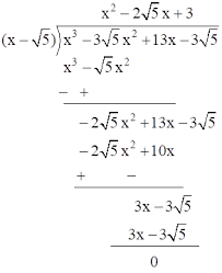 \f{x}=ax^3+bx^2+cx+d\ where a ≠ 0. Ex 2 4 Q5 If X 5 Is A Factor Of The Cubic Polynomial X 3 35x 2 13x 35 Then Find
