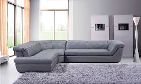 genuine leather sectional living